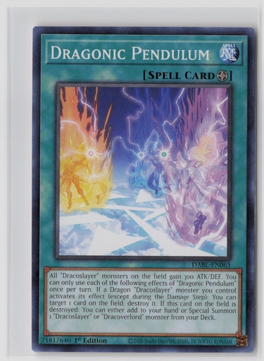 [DDB-DP#E-4118] Dragonic Pendulum #DABL-EN065