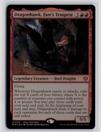 [B-DFT#-7606] Dragonhawk, Fate's Tempest #132