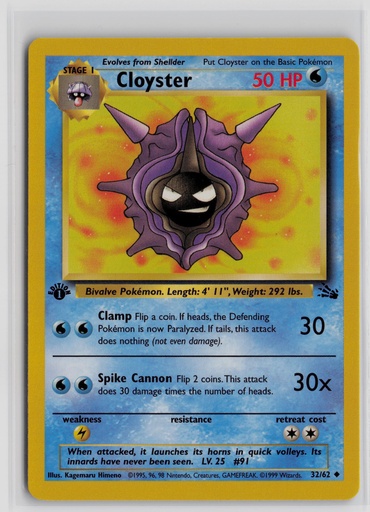 [F(E-C#6-1126] Cloyster #32/62