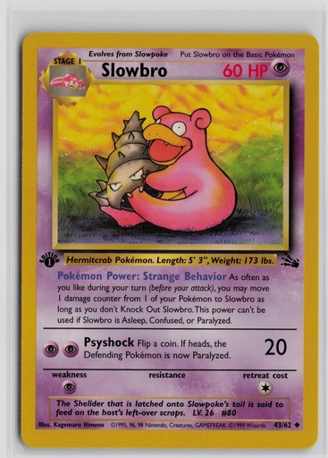 [F(E-S#6-8043] Slowbro #43/62
