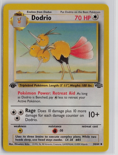 [J(E-D#6-1606] Dodrio #34/64