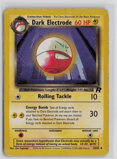 [TR(-DE#8-1121] Dark Electrode #34/82