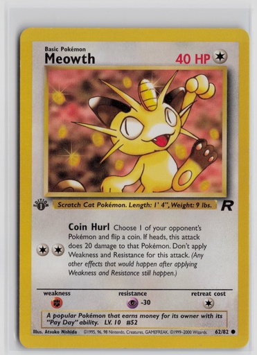 [TR(E-M#8-8062] Meowth #62/82