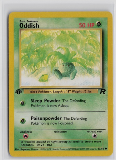 [TR(-O#8-9881] Oddish #63/82