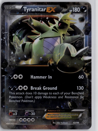 [XAO-TE#9-6512] Tyranitar EX #42/98