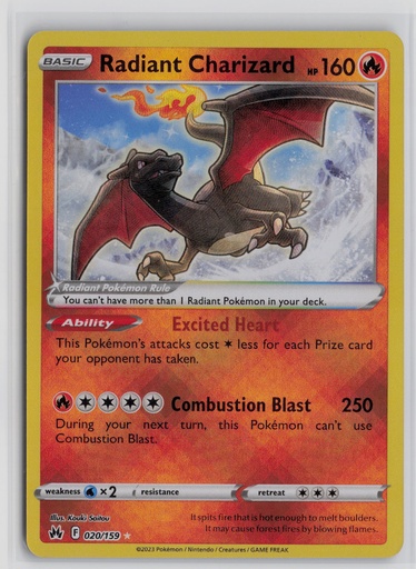 [SCZ-RC#1-7845] Radiant Charizard #20/159