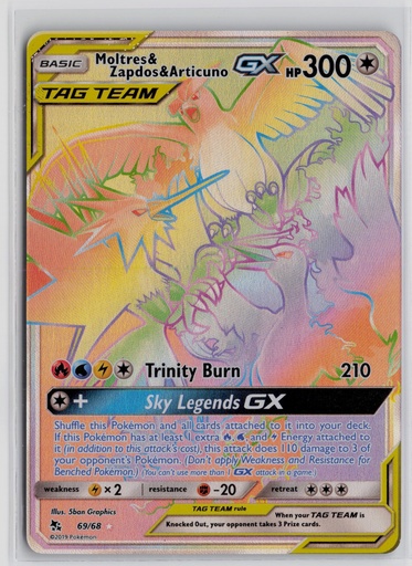 [SHF-M&Z&AG#6-4314] Moltres & Zapdos & Articuno GX #69/68