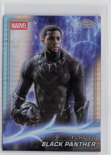 [OT-T–BP2TCMS7NM-9624] T’Challa – Black Panther - 2025 Topps Chrome Marvel Studios -  79 - Near Mint