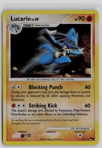 [PS8-L#1-3802] Lucario #2/17