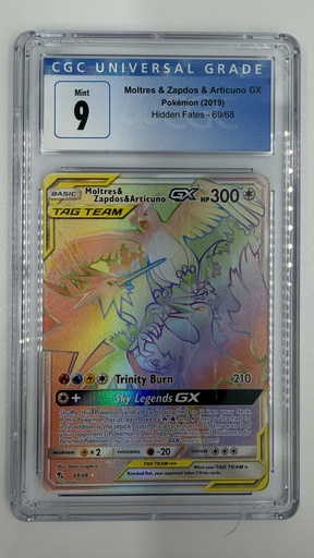 [SHF-M&Z&AG#6-9680] Moltres & Zapdos & Articuno GX #69/68