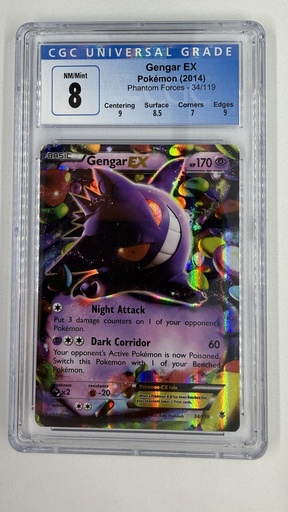 [XPF-GE#1-9819] Gengar EX #34/119